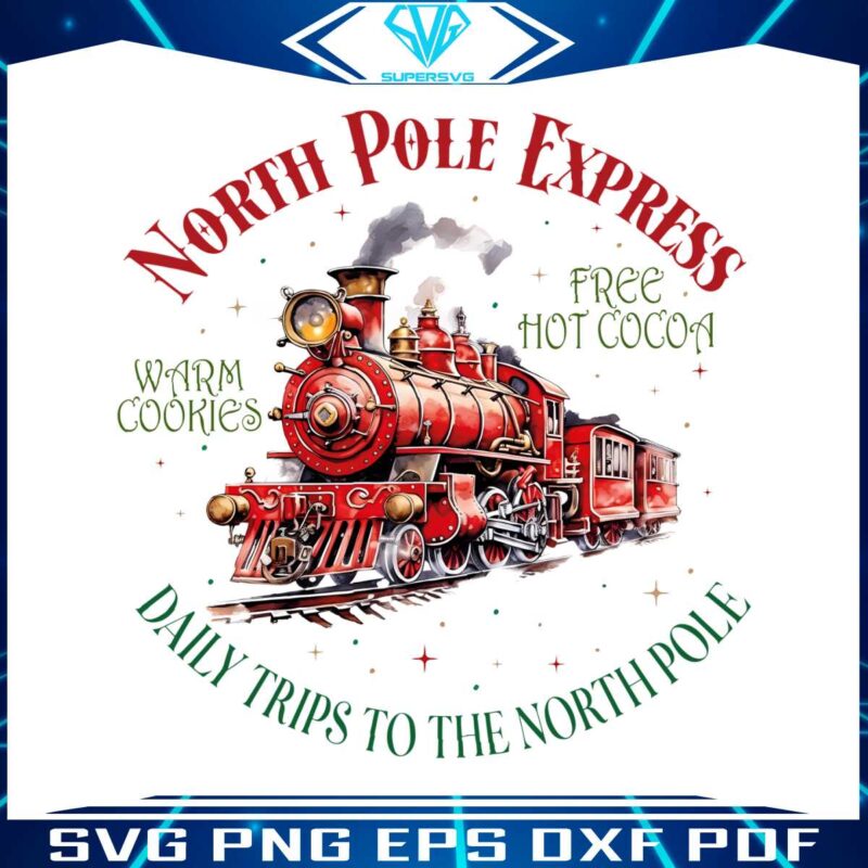 north-pole-express-daily-trips-to-the-north-pole-retro-vintage-christmas-png