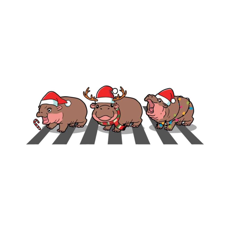 moo-deng-christmas-cross-the-road-santa-hat-christmas-light-svg