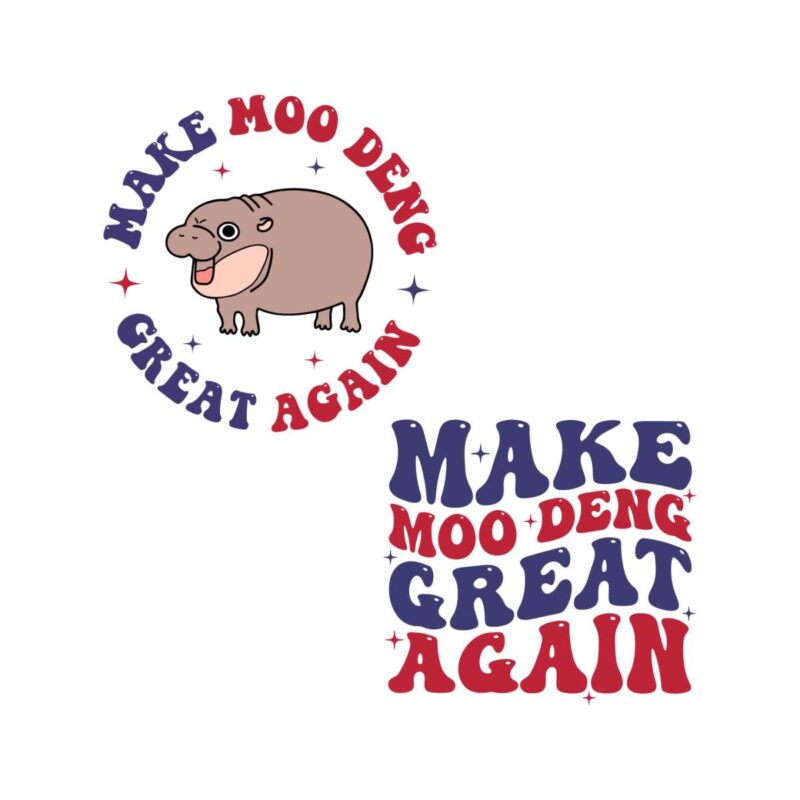 retro-groovy-make-moo-deng-great-again-svg