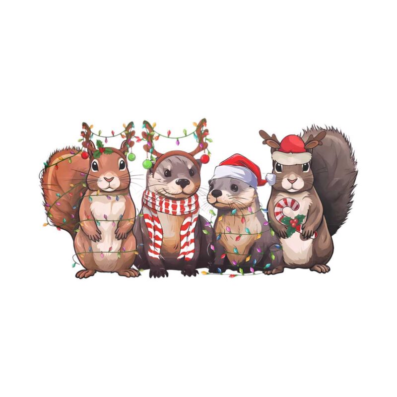 all-of-the-otter-squirrel-christmas-lights-png