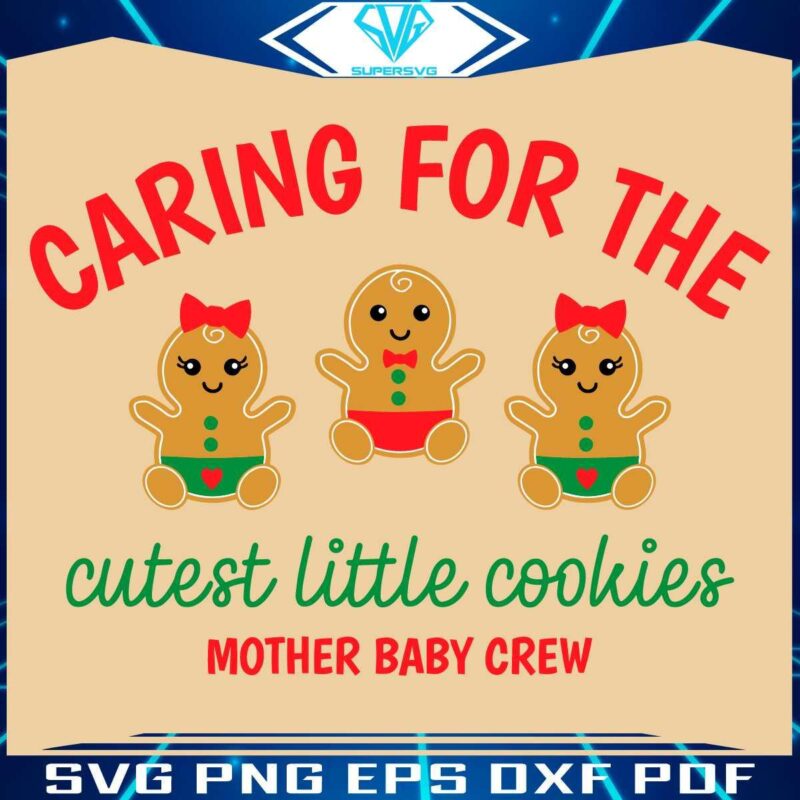 Adorable Baby Cookies SVG for Mother and Nurse