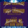 Baltimore Tour with Justin Timberlake Unforgettable SVG