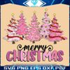 Cheerful Pink Christmas Tree PNG