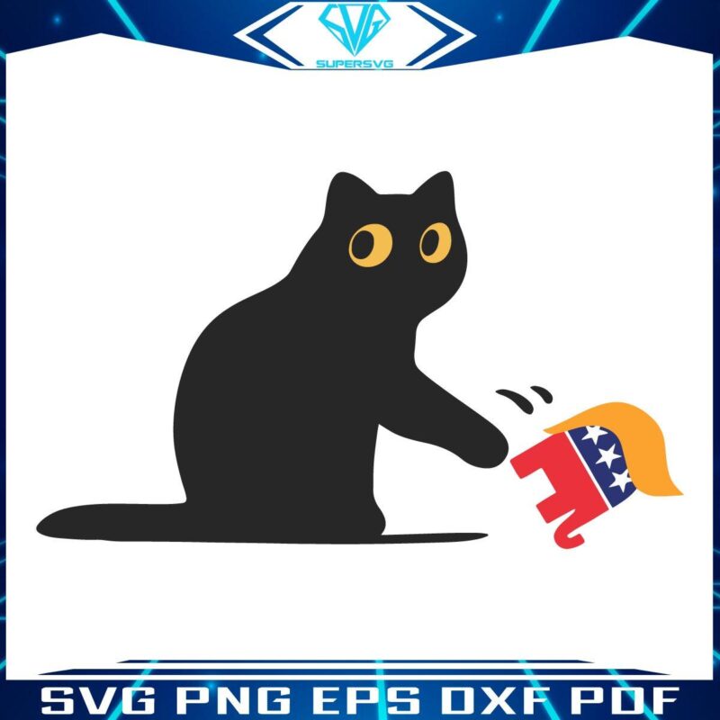 Funny Election 2024 Cat Ladies Kamala Anti Trump SVG