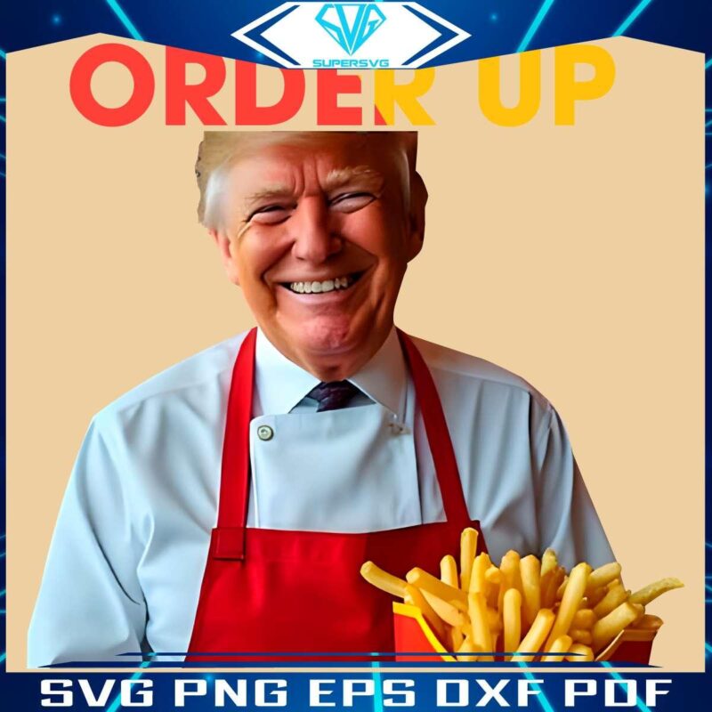 Hilarious Trump McDonalds Order SVG