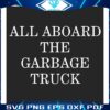 Jump on Trump 2024 Garbage Truck SVG