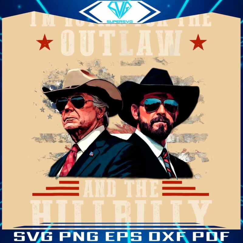 Retro Vintage I Am Voting For The Outlaw And Hillbilly PNG