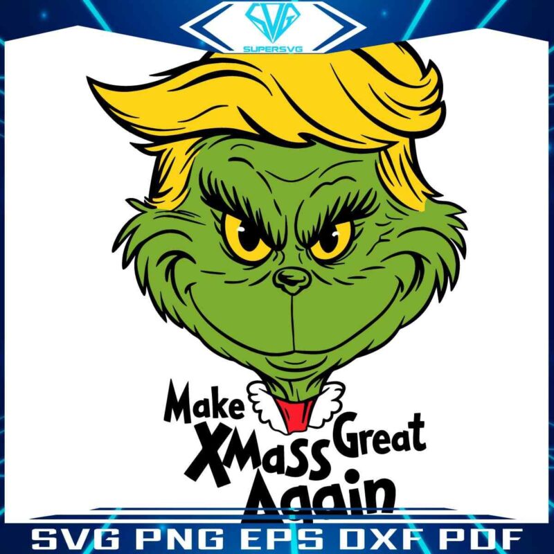 Revive Xmas Spirit with Trump Grinch SVG