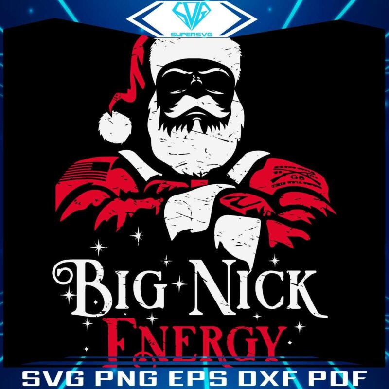 Santa Claus SVG with Big Nick Energy for Christmas