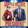 Santas Top Pick Christmas Trump 2024 in HighQuality PNG
