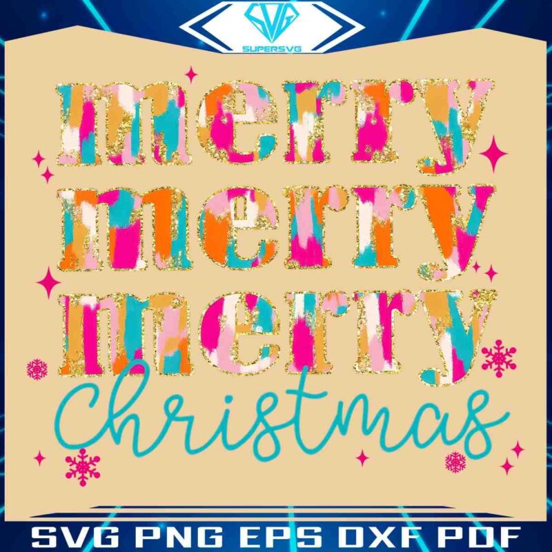 Sparkling Paint Strokes Festive Christmas PNG