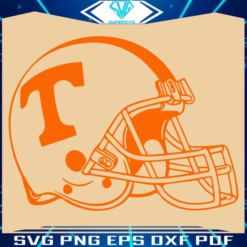 Tennessee Volunteers Football Helmet Logo SVG