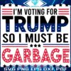 Trump Supporter Trashy SVG