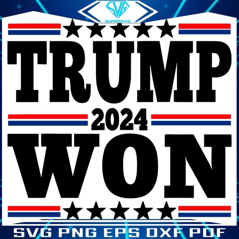 2024 Trump Victory 47th President Donald Trump SVG