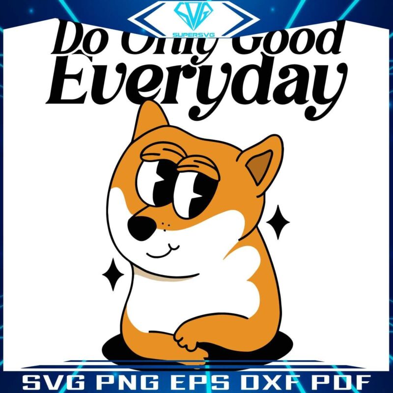 Amusing Doge SVG Spread Positivity Daily