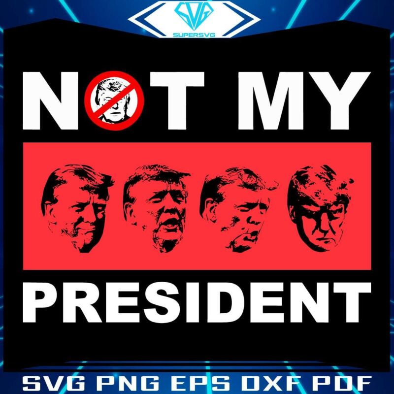 AntiTrump SVG Stand Against the President