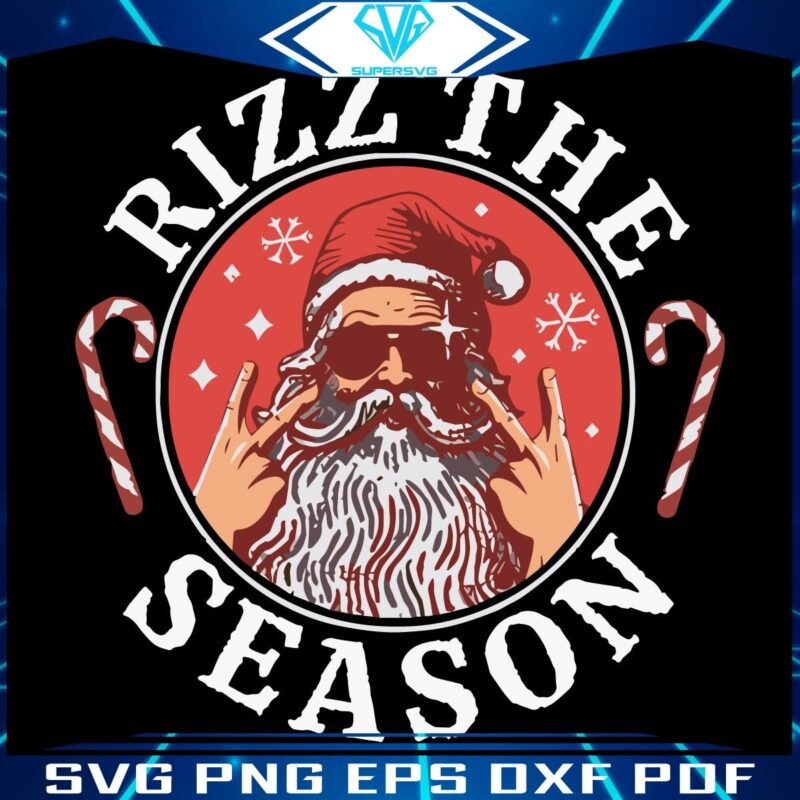 Celebrate Rizzmas with Santa Claus PNG Magic