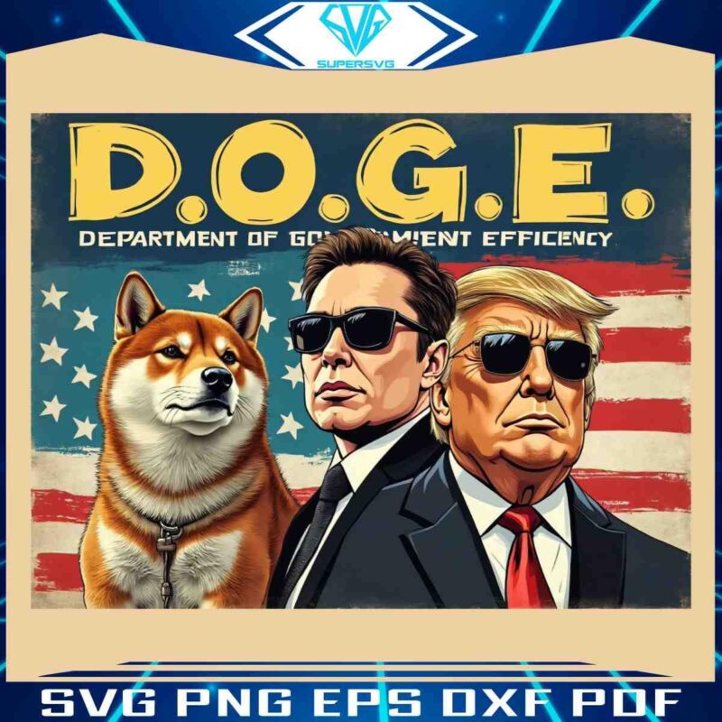 Dept Of Government Efficiency Elon Musk Trump Doge PNG