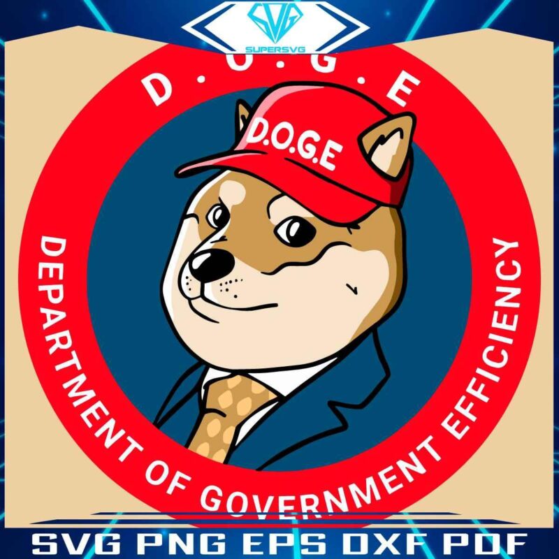 Doge Department Of Government Efficiency SVG