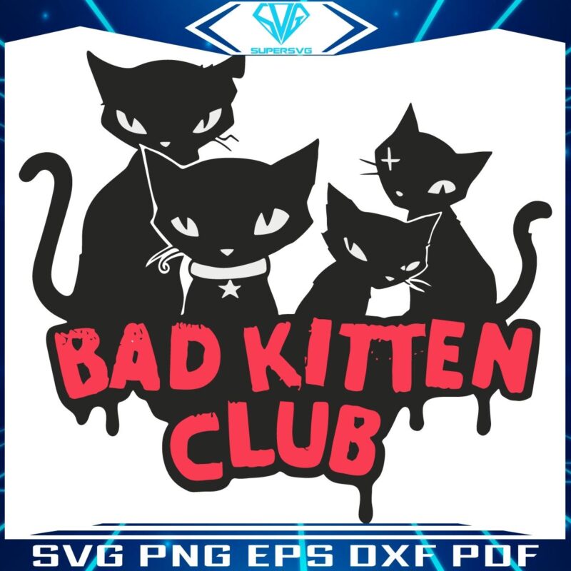 Emilys SVG Join the Bad Kitten Club Adventure