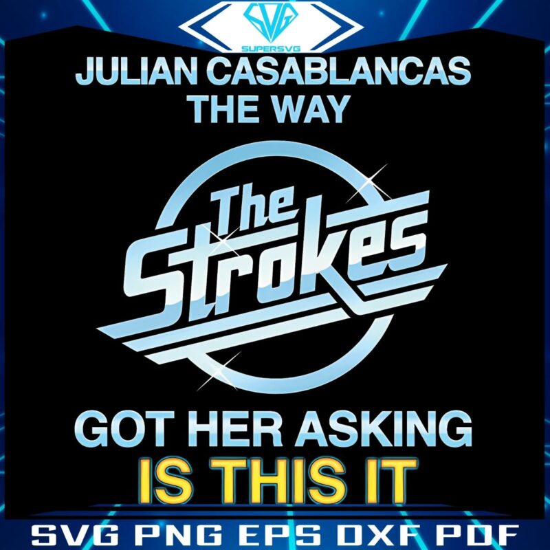 Feeling Like Julian Casablancas with The Strokes PNG