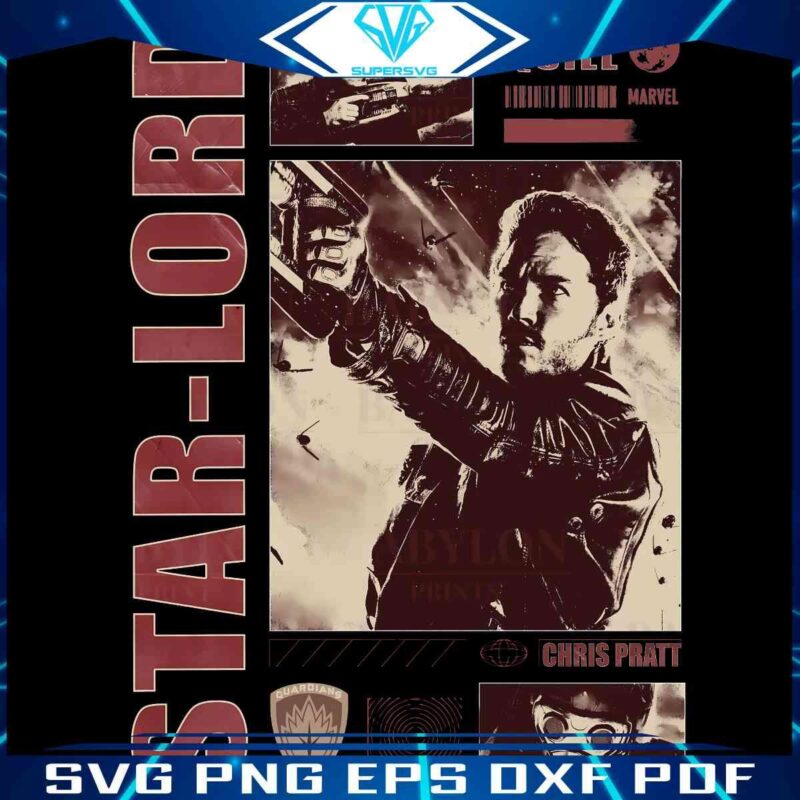 Guardians Star Lord Peter Quill PNG Image Download