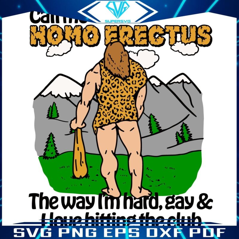 Hilarious Homo Erectus Meme PNG