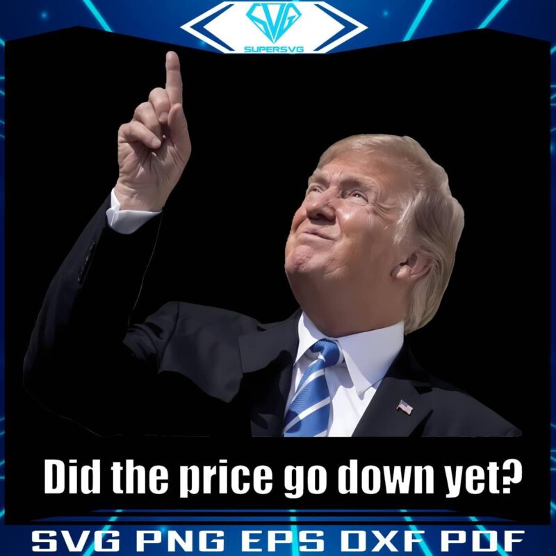 Is the Price Dropping Yet Funny Donald Trump Meme PNG