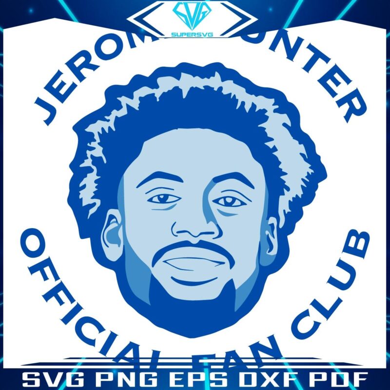 Jerome Hunter Official Fan Club Big Face SVG