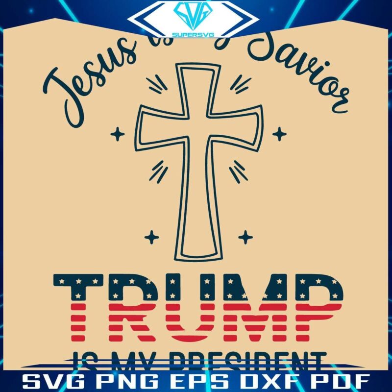 Jesus Saves Trump Leads SVG Edition