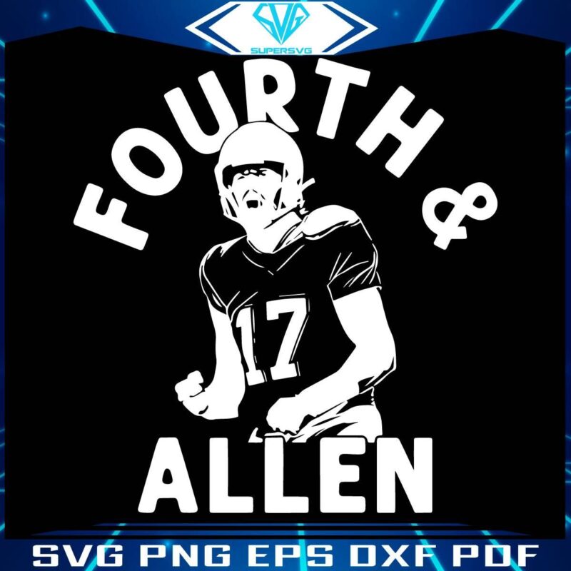 Josh Allen Fourth and Allen in PNG Format