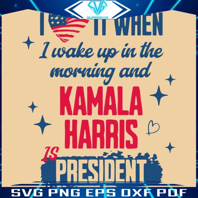 Morning Surprise Kamala Harris President SVG