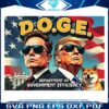 Musk And Trump Doge Department Of Government Efficiency PNG