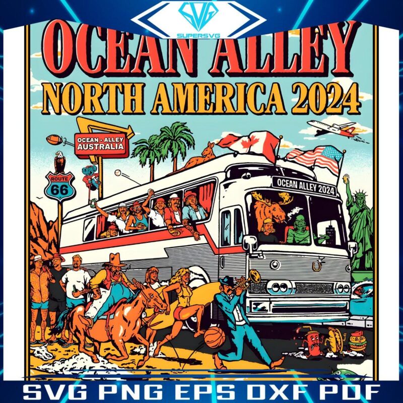 Ocean Alley Tour North America 2024 PNG