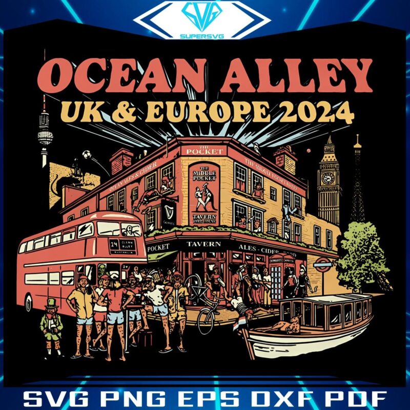 Retro Ocean Alley Uk And Europe Tour 2024 PNG