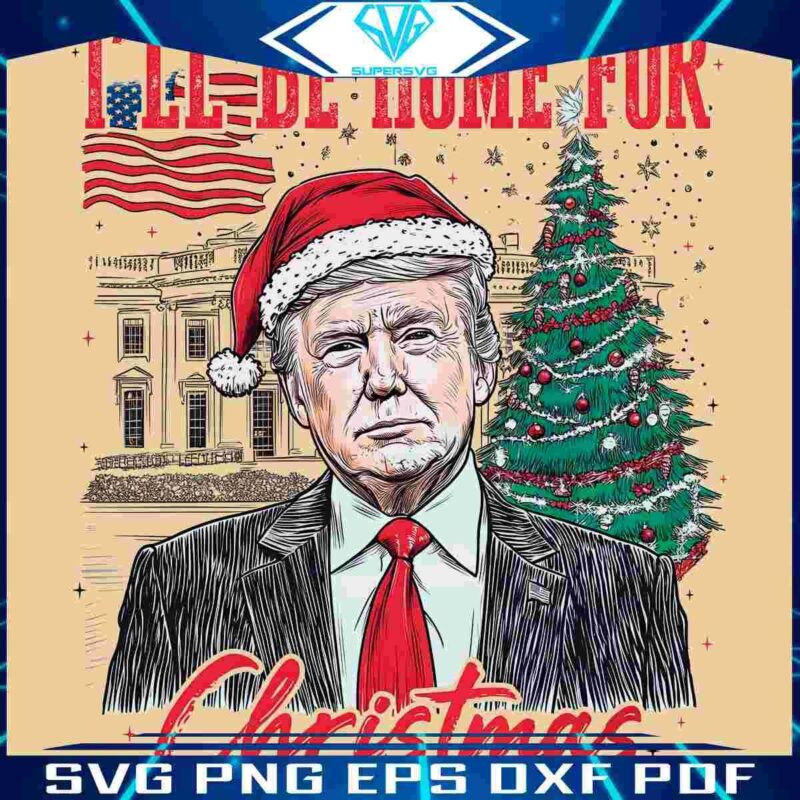 Retro Trump Election Humor Christmas Homecoming PNG