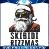 Santa Claus SVG for a Skibidi Rizzmas Celebration