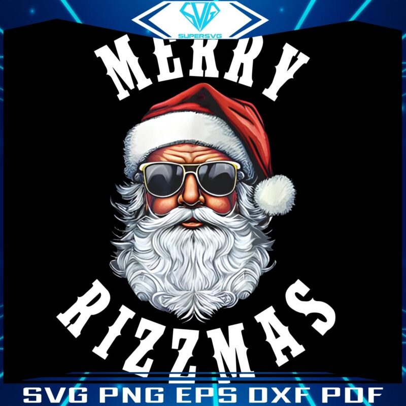 Santa Rizz Hilarity for a Merry Christmas PNG