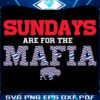 Sundays Are For The Mafia Buffalo Bills Football PNG