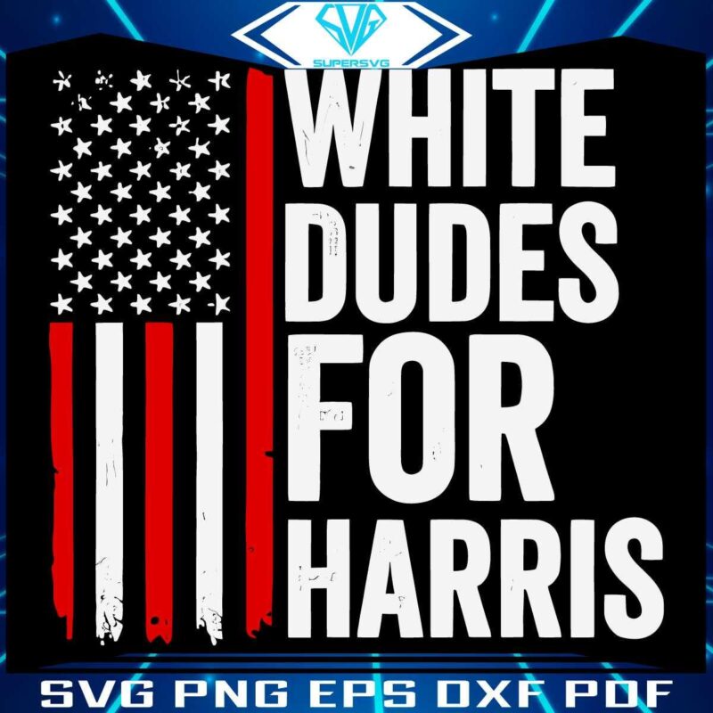 Support Harris Kamala for President in White Dude Style SVG