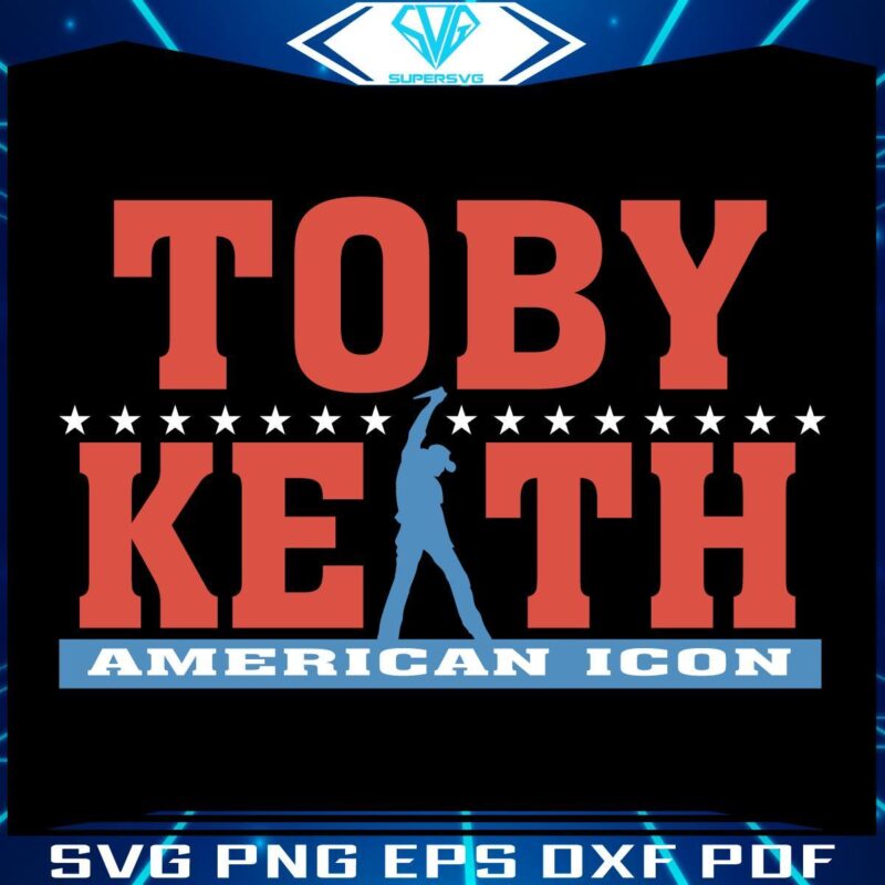 SVG Tribute Toby Keith the Icon of Country Music