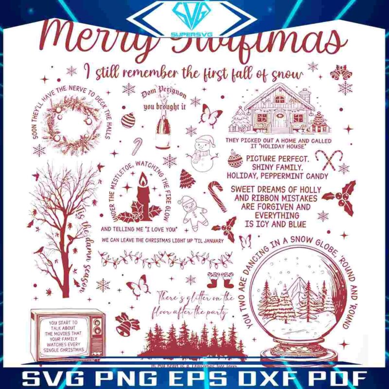 Swiftmas Magic Remembering the First Snowfall PNG