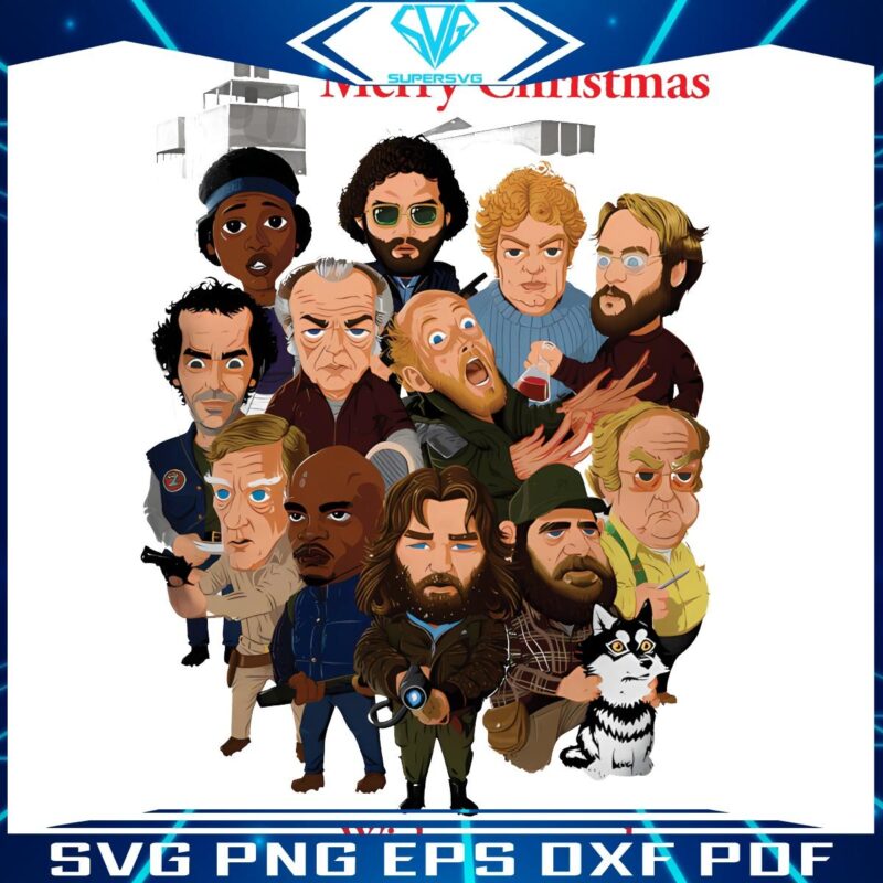 The Thing Crew From Our Family To Yours Merry Christmas PNG