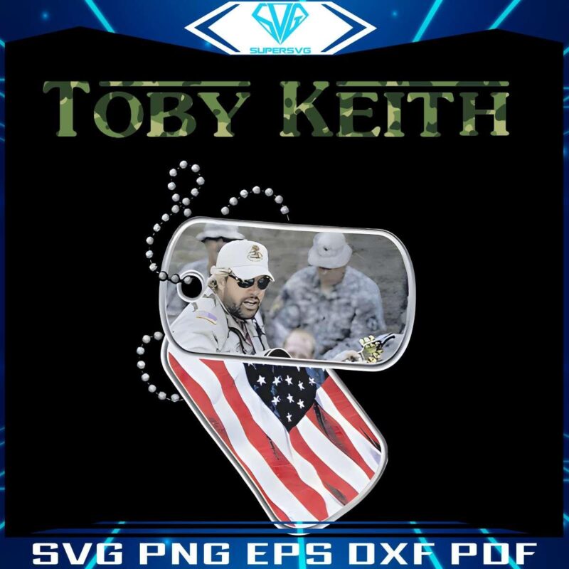 Toby Keith Camo Dog Tag Never Apologize