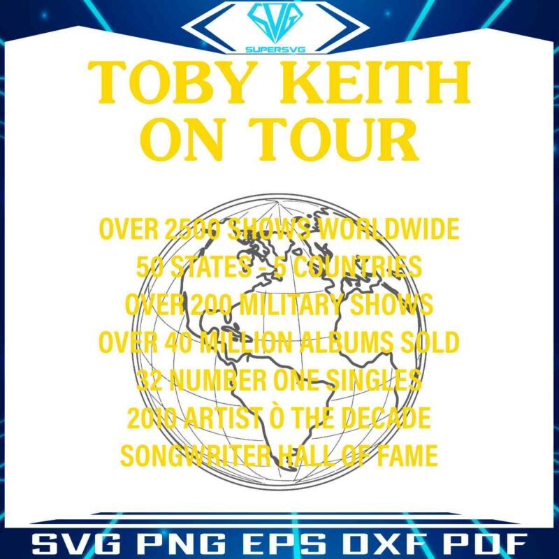 Toby Keith SVG Money Tour Hits the Country Music Scene