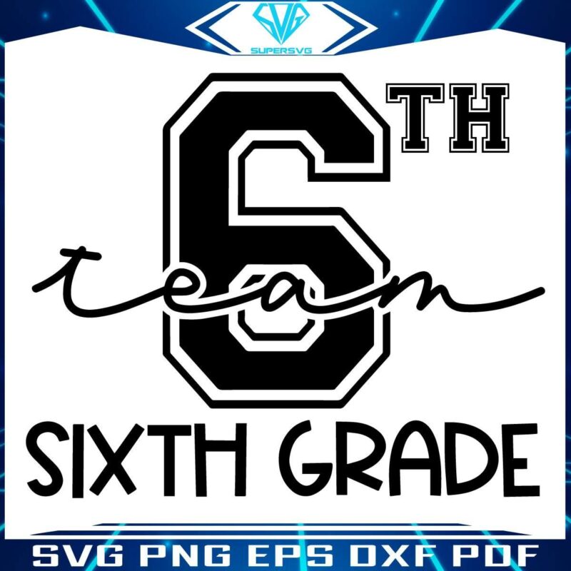 Top Tier 6th Grade SVG