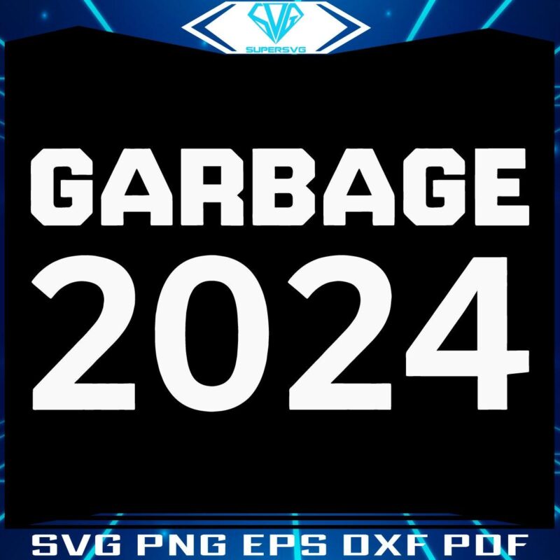 Trump 2024 Election Garbage SVG