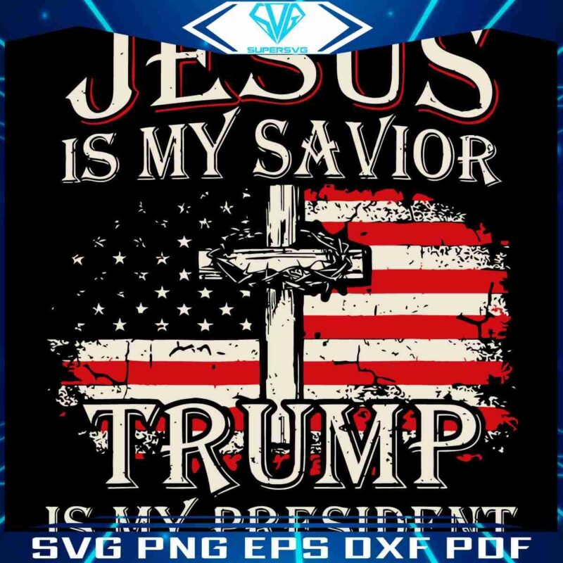 Trump President SVG Savior Jesus Devotion