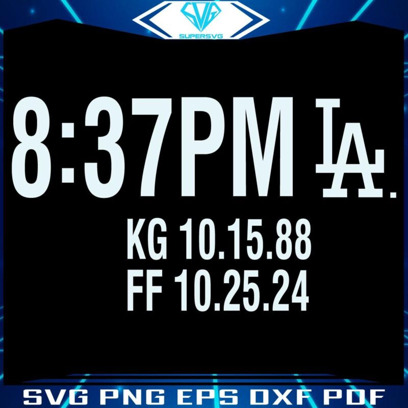 Ultimate LA Baseball SVG Feat Kirk Gibson Freddie Freeman