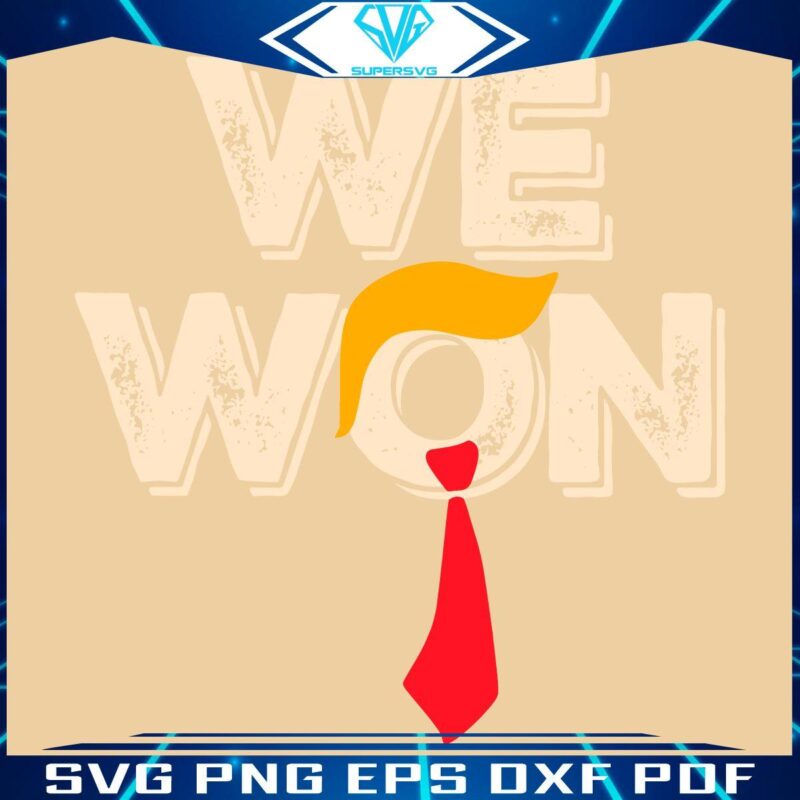 Victory Donald Trump Elected 47th President SVG